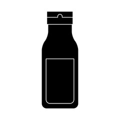 Container bottle isolated
