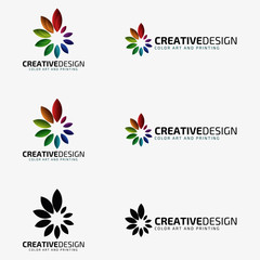 Crative Flower Logo Template