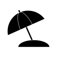 Umbrella protection symbol icon vector illustration graphic design