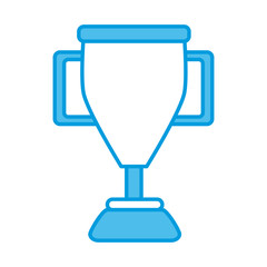 Cup trophy symbol icon vector illustration graphic design