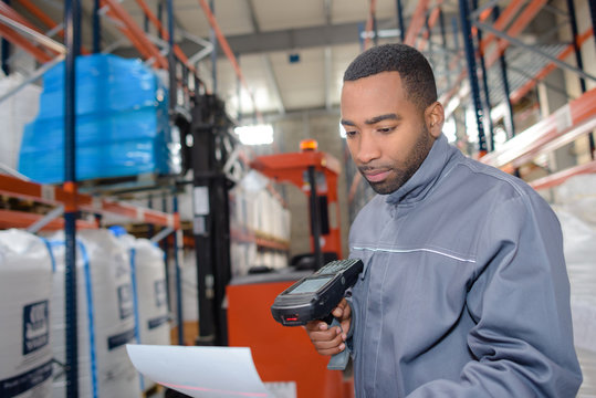 scanning the receipt