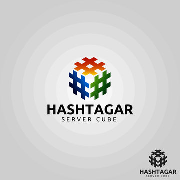 Hashtagar - Hashtag Logo Template