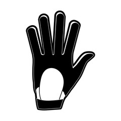 Obraz premium Golf leather glove icon vector illustration graphic design