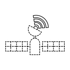 satellite gps technology tracking wireless vector illustration