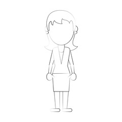 Executive woman avatar icon vector illustration graphic design