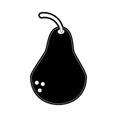 Pear delicious fruit icon vector illustration graphic design