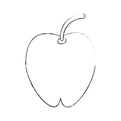Apple delicious fruit icon vector illustration graphic design