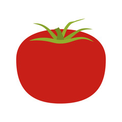 Tomato fresh vegetable icon vector illustration graphic design