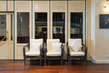 sofa chair sitting in the living room