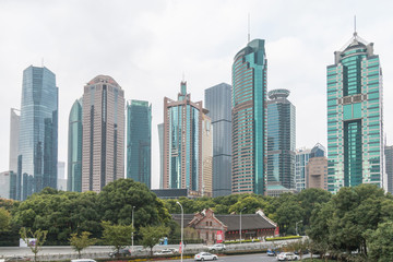 Shanghai Lujiazui city landscape