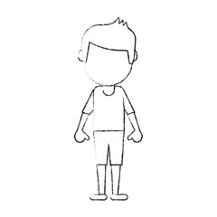 Man faceless avatar icon vector illustration graphic design