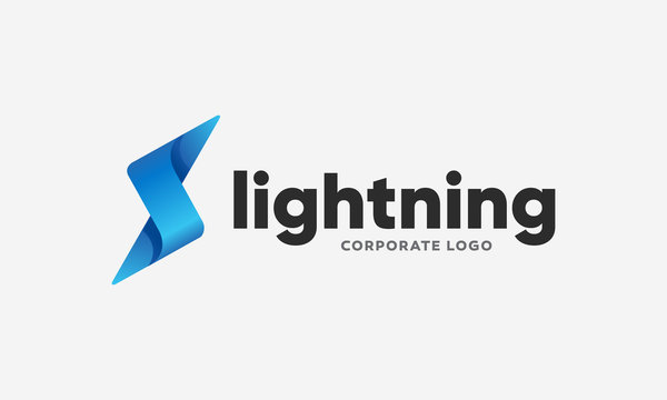 Lightning Corporate Logo, Volt Icon