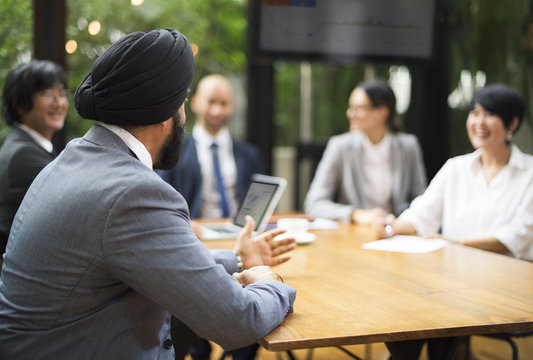 Business Meeting In Asia