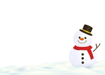 雪だるま　背景