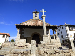Fototapeta na wymiar Candelario pueblo con encanto de Salamanca, Castilla y Leon muy proximoa Bejar