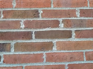 dark red brick wall