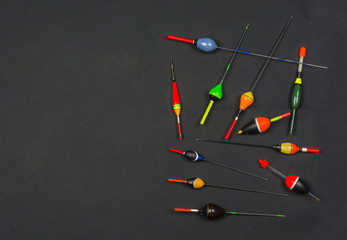 Collection of various fishing floats. © gubernat