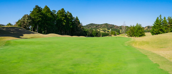 ゴルフ場 パッティンググリーン
