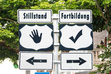 Schild 268 - Fortbildung
