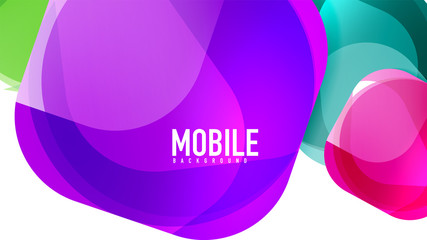Modern geometric presentation background