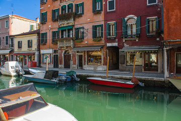 Fototapeta na wymiar Venice City of Italy. View on Murano Island. Venetian Landscape