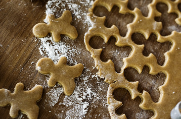 Gingerbread cookie dough