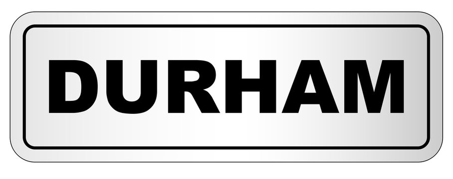 Durham City Nameplate