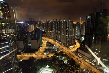 Fototapeta na wymiar HONG KONG CHINA AT HIGHT