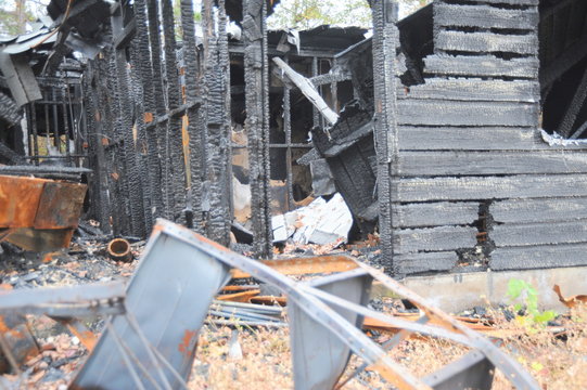 Christmas tree lights overheated and caused a major house fire which was a total disaster.