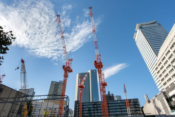 Naklejka premium 建設現場