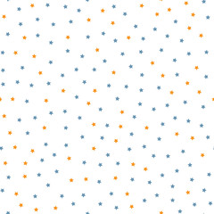 Obraz premium Festive seamless pattern with stars.