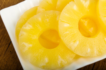 Canned pineapple