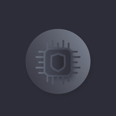 Fototapeta premium cryptography vector icon