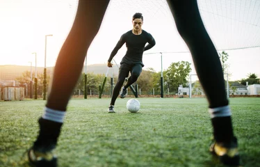 Foto op Plexiglas Soccer players during practice © Jacob Lund