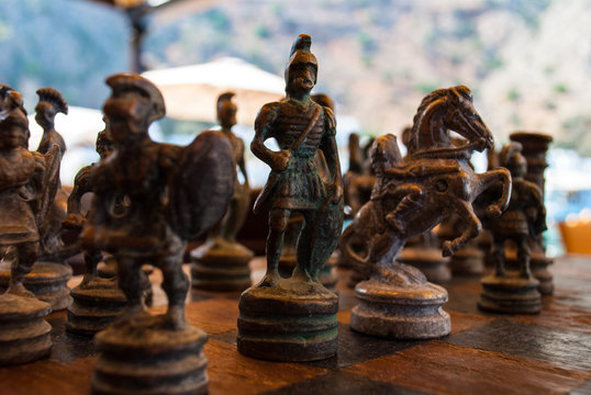 Unique Vintage Chess Pieces