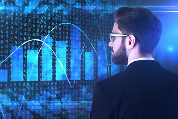 Cyberspace and diagram concept