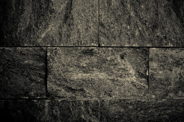 Obraz premium Decorative grey stone wall texture for background. Toned