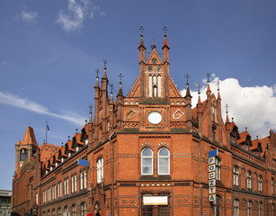 Fototapeta premium Post office in Bydgoszcz. Poland