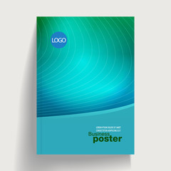 Stylish vector presentation of business poster. Flyer design content background. Design layout template