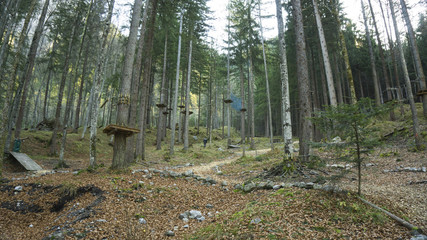 Abandoned climbing park