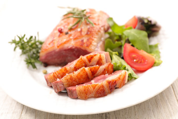 grilled duck breast