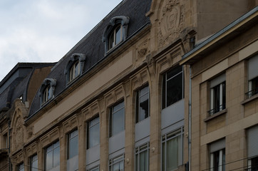 Fototapeta na wymiar Former Vaxelaire et Pignot Shop Building from the Year 1913 in Nancy, France