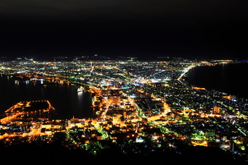 Fototapeta na wymiar 函館の夜景