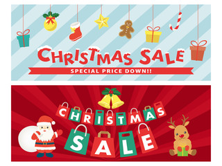 クリスマスセール　バナーセット