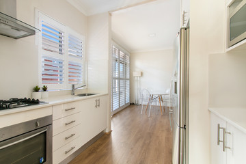 Modern gourmet kitchen interior