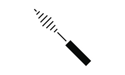 Fototapeta premium Mascara Brush Icon. Parlour Concept. Eps 10