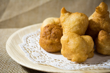 Traditional Italian Food During  Christmas Period