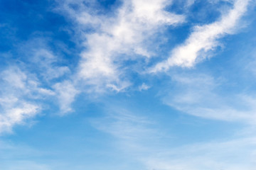 blue sky and clouds