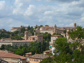 Fototapeta na wymiar View of the city of Perugia