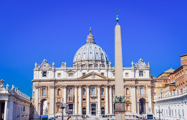 Saint Peter Basilica in Vatican, Rome,Italy
